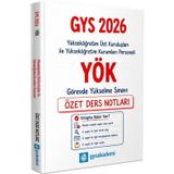 2026 GYS YÖK Yükseköğretim Kurumları Personeli Özet Ders Notları Görevde Yükselme Data Yayınları