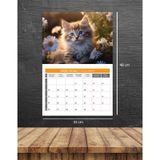 2026 Kedi Planlamalı Duvar Takvimi-33x48