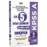 2026 Kpss A Son 5 Li İktisat Son 7 Yıl Tamamı Çözümlü Orijinal Çıkmış Sorular 1. Kitap Dizgi Kitap