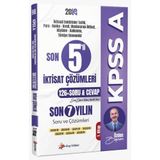 2026 KPSS A Son 5'li İktisat Son 7 Yıl Tamamı Çözümlü Orijinal Çıkmış Sorular 1. Kitap (2019-2025)