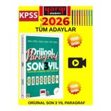 2026 Kpss Ags Ales Dgs Tyt Msü Paragraf Son 3 Yıl Çıkmış Sorular+Tablet Kalem