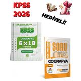 2026 KPSS-AGS Coğrafya Tamamı Video Çözümlü Soru Dünyası ve Deneme Seti Bigelio ve Yediiklim Yayınla