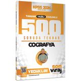 2026 KPSS AGS Son Viraj Serisi Coğrafya Tamamı Yazılı Çözümlü 500 Soruda Genel Tekrar Kampı 9786258537505 Yediiklim Yayınları