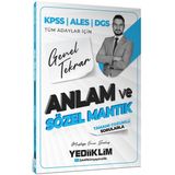2026 Kpss Ales Dgs Tüm Adaylar Için Anlam ve Sözel Mantık Tamamı Çözümlü Sorularla Genel Tekrar Yediiklim