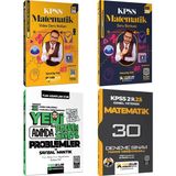 2026 KPSS Atölye Serisi Matematik Konu Soru Deneme Yedi Adımda Problemler Seti 4 Kitap
