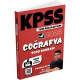 2026 KPSS Coğrafya Soru Bankası Çözümlü - Kazım Sayın Dizgi Kitap