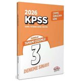 2026 Kpss Genel Yetenek Genel Kültür 3 Deneme Editör Yayınları