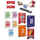 2026 KPSS Genel Yetenek Genel Kültür Deneme Seti 10 Kitap 59 Deneme Bigelio + Yediiklim + Pegem Yayı