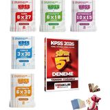 2026 Kpss Genel Yetenek Genel Kültür Deneme Seti 6 Kitap Yediikli