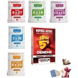 2026 KPSS Genel Yetenek Genel Kültür Deneme Seti 6 Kitap Yediiklim ve Bigelio Yayıncılık