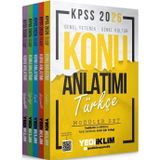 2026 KPSS Genel Yetenek Genel Kültür Konu Anlatımı Modüler Set Yediiklim Yayınları