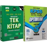 2026 Kpss Genel Yetenek Genel Kültür Konu Anlatımlı Tek Kitap - Lisans Optimum 5 Deneme