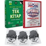 2026 Kpss Genel Yetenek Genel Kültür Konu Anlatımlı Tek Kitap - Optimum 5 Deneme + Hediye