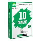 2026 KPSS Genel Yetenek Genel Kültür Ön Lisans Tamamı Çözümlü10 Deneme 9786256829626 Pegem Akademi Yayıncılık