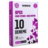 2026 KPSS Genel Yetenek Genel Kültür Ortaöğretim Tamamı Çözümlü 10 Deneme 9786257582896 Pegem Akademi Yayıncılık