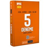 2026 KPSS Genel Yetenek Genel Kültür Tamamı Çözümlü 5 Deneme 9786256135543 Pegem Akademi Yayıncılık