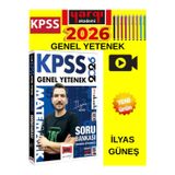 2026 Kpss Genel Yetenek Tamamı Çözümlü Matematik Soru Bankası (İlyas Güneş)+Tablet Kalem