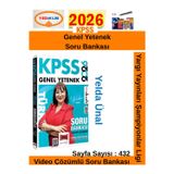 2026 Kpss Genel Yetenek Türkçe Video Çözümlü Soru Bankası(Yelda Ünal)Yeni Ürün+Kalem