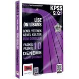 2026 Kpss Gk-Gy Lise Ön Lisans Tüm Dersler Fasikül Fasikül Tamamı Çözümlü 10 Deneme