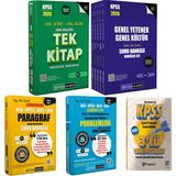 2026 Kpss Gygk Konu Anlatımlı Tek Kitap-Çözümlü Soru Bankası 5 Kitap-Akıl Yürütme(Sözel Sayısal Yetenek)-Paragraf-Çözümlü 3 Deneme Hediye - 9545782427357