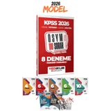2026 KPSS GYGK ÖSYM Ne Sorar? 8 Deneme ve 7li Branş Deneme Seti DP0001907005 Yediiklim Yayınları