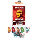2026 KPSS GYGK Süper 5 Deneme ve 7li Branş Deneme Seti Toplam 43 Deneme DP0001907003 Yediiklim Yayınları