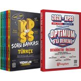 2026 Kpss Hem Yazılı Hem Video Çözümlü Modüler Set Soru Bankası (5 Kitap) + Optimum 5 Deneme Hediye