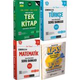 2026 Kpss Konu Anlatımlı Tek Kitap - 2026 Kpss Genel Yetenek Genel Kültür Ezberbozan Türkçe Matematik Tamamı Video Çözümlü Soru Bankası + 3 Deneme Hediye