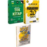 2026 Kpss Konu Anlatımlı Tek Kitap - Ags Kpss Ales Dgs Ezberbozan Paragraf 20 Deneme + 3 Deneme Hediye