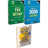 2026 Kpss Konu Tek Kitap Ezberbozan 3000 Soru - 3 Deneme
