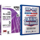 2026 Kpss Lise Ön Lisans 5 Deneme + Ortaöğretim Ön Lisans Tek Kitap Soru
