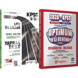 2026 Kpss Lise-Ön Lisans Genel Kültür Coğrafya Çek Kopart Yaprak Test + Optimum 5 Deneme