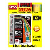 2026 Kpss Lise Ön Lisans Gk-Gy Tüm Dersler Konu Anlatımı Modüler Set (5 Kitap)+Android Kalem