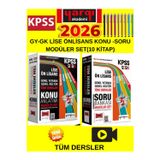 2026 Kpss Lise Ön Lisans Gk-Gy Tüm Dersler Konu Anlatımı Ve Soru Bankası Seti+Kkalem