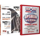 2026 Kpss Lise-Ön Lisans Matematik Çek Kopart Yaprak Test + Optimum 5 Deneme