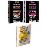 2026 Kpss Lise Ön Lisans Tek Kitap Efsane Soru Yaprak Test - 3 Deneme
