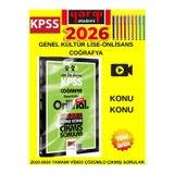 2026 Kpss Lise-Önlisans Coğrafya 2010-2024 Konu Konu Çıkmış Sorular
