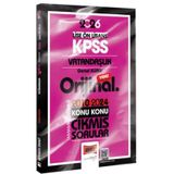 2026 Kpss Lise-Önlisans Vatandaşlık 2010-2024 Konu Konu Çıkmış Sorular