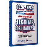 2026 Kpss Lise Ortaöğretim Ön Lisans Soru Bankası Tek Kitap Çözümlü Saydam Yayınları