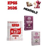 2026 KPSS Lise Ortaöğretim Ön Lisans Tarih Konu Soru ve Deneme Seti 3 Kitap Bigelio ve CBA Yayınları