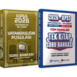 2026 Kpss Lise Ortaöğretim Ön Lisans Vatandaşlığın Pusulası Soru Bankası Çözümlü Ali Koç + Ortaöğretim Ön Lisans Tek Kitap Soru