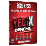 2026 KPSS Lise Ortaöğretim Ön Lisans YEDİX 7 Deneme Çözümlü