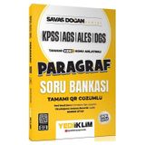 2026 Kpss Meb-Ags Ales Dgs Paragraf Soru Bankası Çözümlü - Savaş Doğan