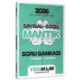 2026 KPSS MEB-AGS DGS ALES Sayısal Sözel Mantık Soru Bankası Çözümlü
