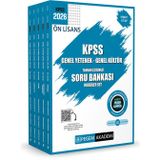 2026 KPSS Ön Lisans Genel Yetenek Genel Kültür Tamamı Çözümlü Soru Bankası Modüler Set Pegem Akademi