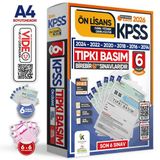 2026 KPSS Ön Lisans ÖSYM Çıkmış Soru Tıpkı Basım 6lı Deneme Paketi Türkiye Geneli Dijital Çözümlü
