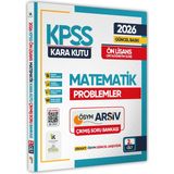 2026 Kpss Önlisans/ortaöğretim Matematik Kara Kutu 2.cilt Problemler Ösym Çıkmış Soru Bankası Çözümlü