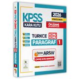 2026 Kpss Önlisans/ortaöğretim Türkçenin Kara Kutusu Paragraf 1