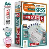 2026 Kpss Ortaöğretim-Lise Ösym Çıkmış Soru Tıpkı Basım 6Lı Deneme Paketi Tg Dijital Çözümlü