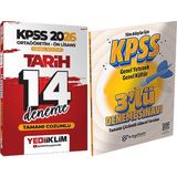 2026 Kpss Ortaöğretim Ön Lisans Genel Kültür Tarih Tamamı Çözümlü 14 Deneme + 3lü Deneme Hediye